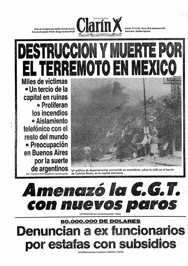 Terremotos en México: el nuevo sismo coincidió con el aniversario 32 de uno devastador en 1985