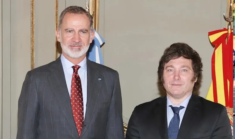 El rey de España rechazó una reunión con Javier Milei | OPINORTE.com.ar